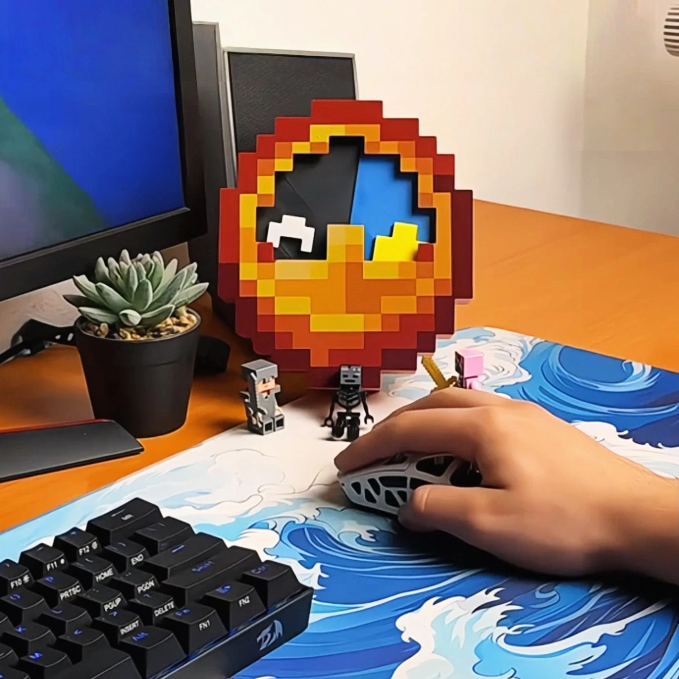 CraftTick Clock on desk