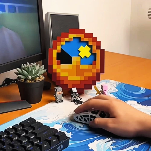 CraftTick Clock gaming setup