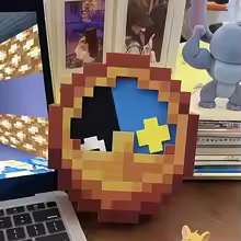 CraftTick Clock on shelf