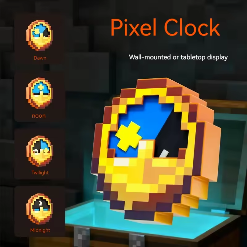 CraftTick Clock on tabletop